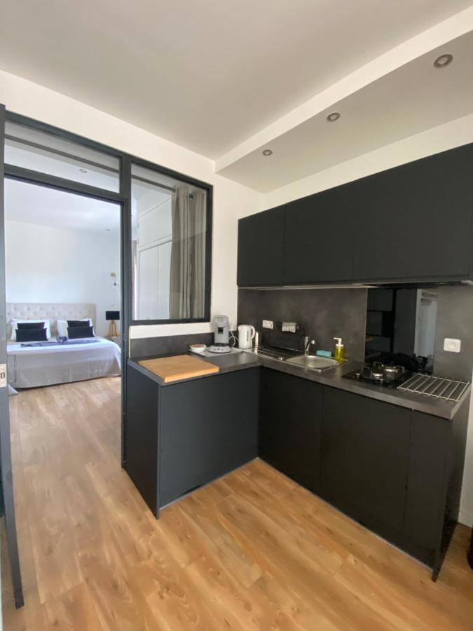 Home Sweet Home 2 Pieces 42 M2 Chambre, Salon, Cuisine, Grande Terrasse, Parking Proche Centre Ville Et Mer باستيا المظهر الخارجي الصورة